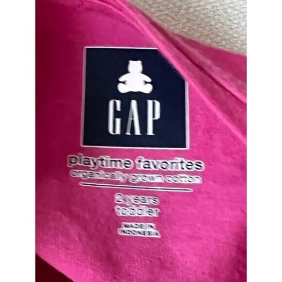 Baby Gap "Always Got Your Back" Long Sleeve Tee Shirt Size 2 T Organic C… - Picture 3 of 6